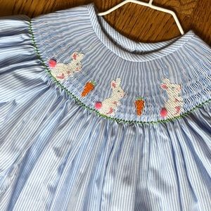 NWT Smocked bunny dress